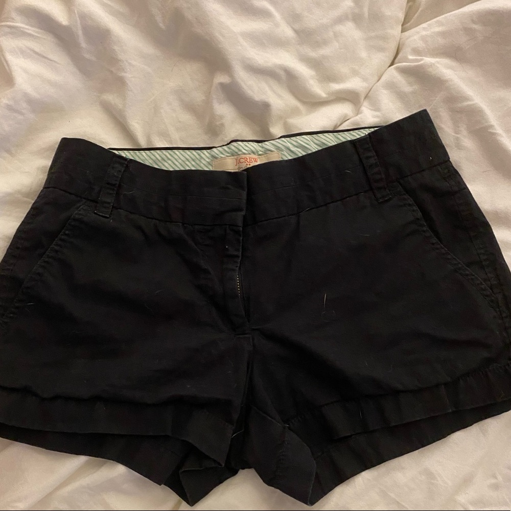 J.Crew Black Cotton Shorts